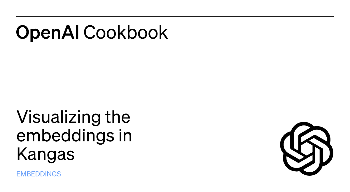 Visualizing the embeddings in Kangas OpenAI Cookbook